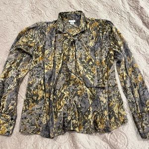 Vintage Nicola pussybow blouse